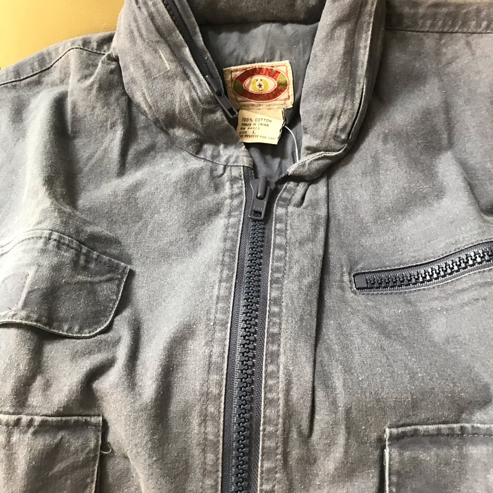 Price Firm!! Vintage Banana Republic Vest. Blue Size Large.